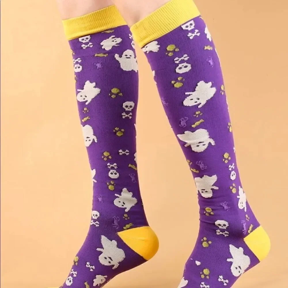 Halloween Thigh High Socks